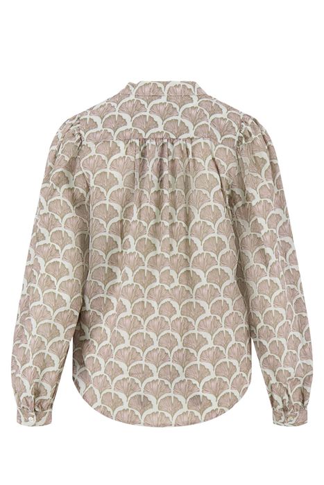 Zusss blouse lange mouw met print bloem multikleur