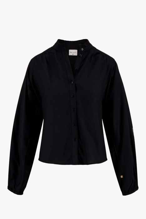 Zusss blouse met borduur zwart