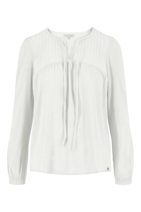 Zusss blouse met gewatteerd detail off white