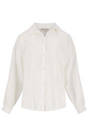 blouse met wijde mouwen wit