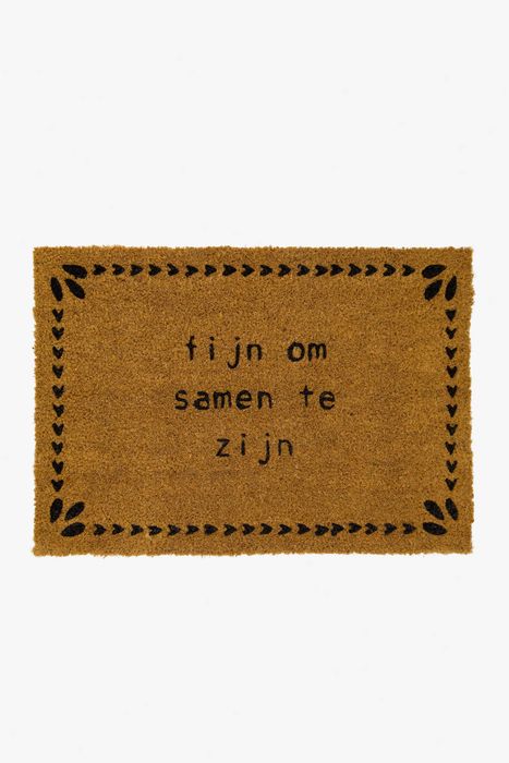 Zusss deurmat fijn om samen te zijn