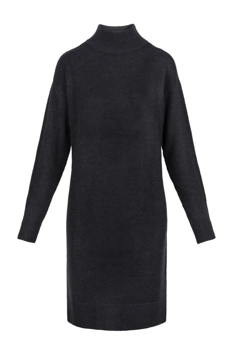 dwaas Wapenstilstand Resistent Zusss jurk met col en split | In de kleur zwart | ZUSSS.nl