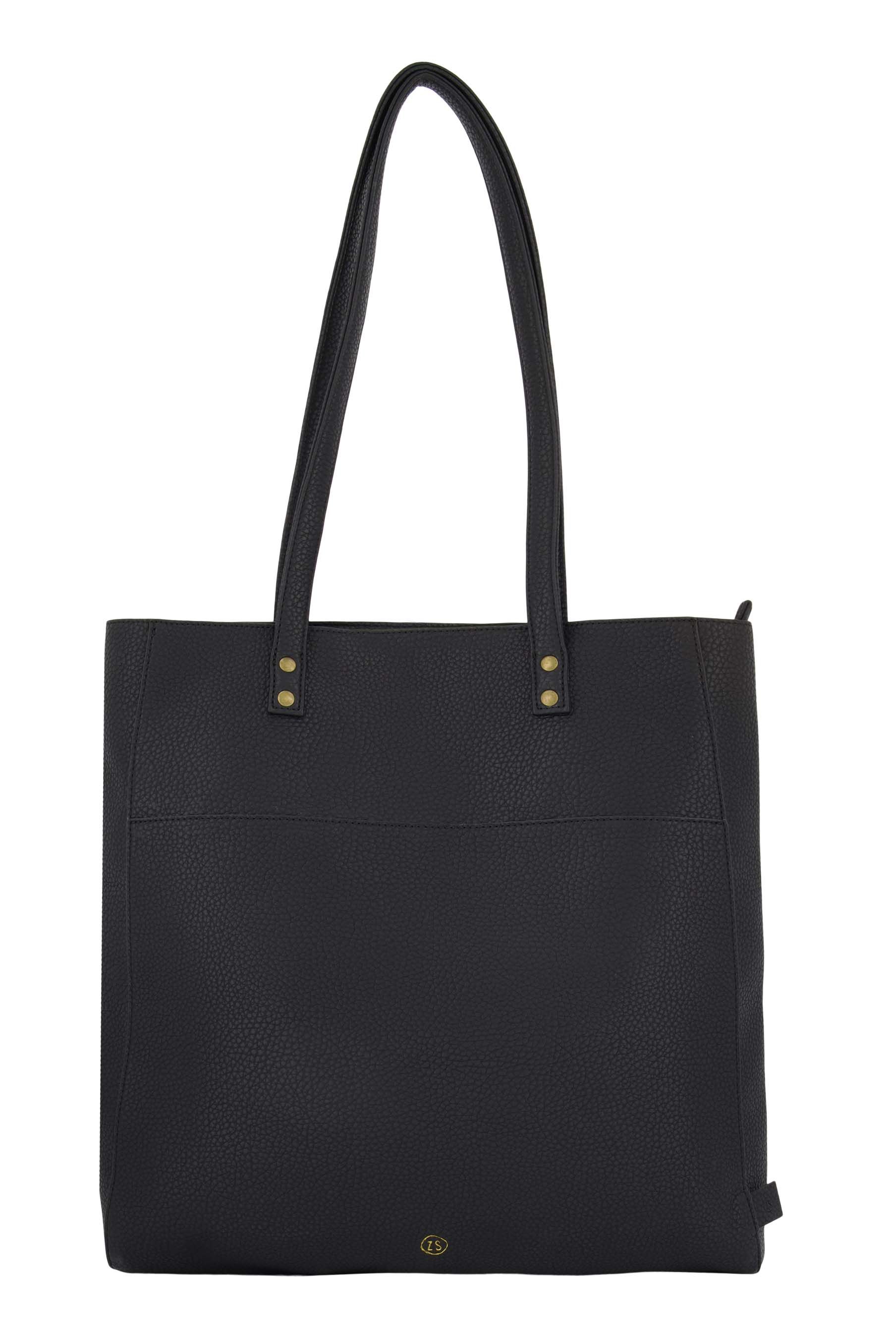 Zwarte shopper best sale