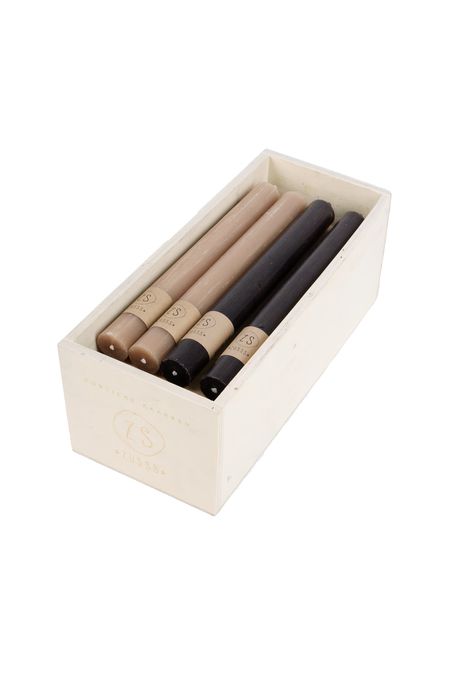 Zusss houten doos voor rustieke kaarsen