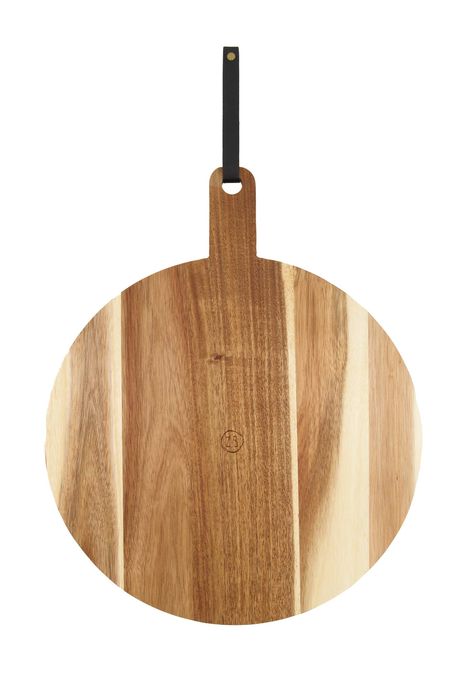 Zusss houten serveerplank knus en fijn Ø40cm naturel