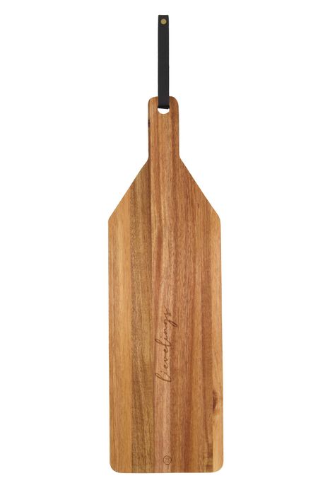Zusss houten serveerplank lievelings 18x60cm naturel