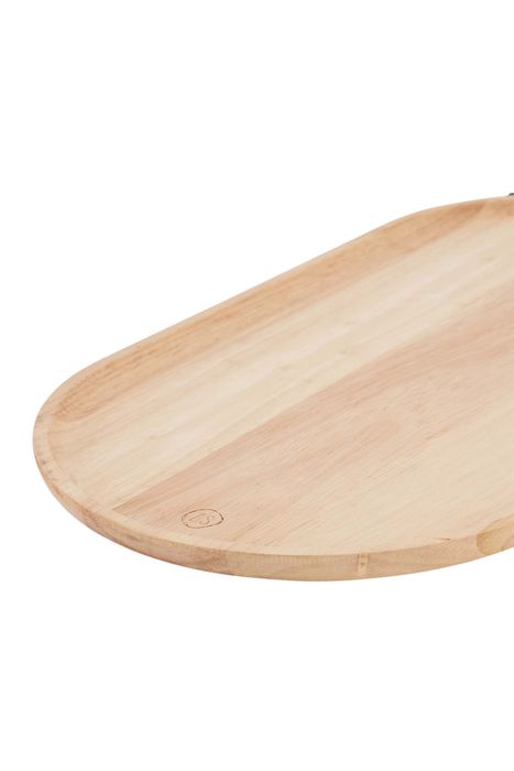 Zusss houten serveerplank ovaal 23x45cm