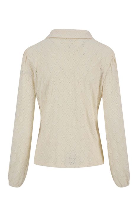 Zusss kanten blouse creme