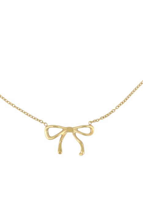 Zusss ketting met strik goud