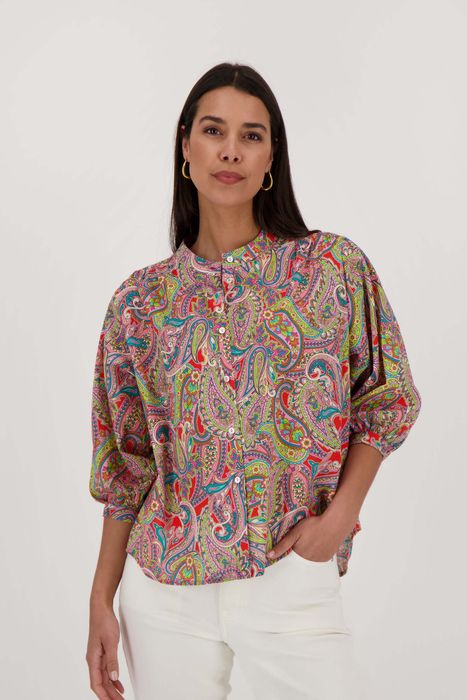 Zusss paisley blouse print