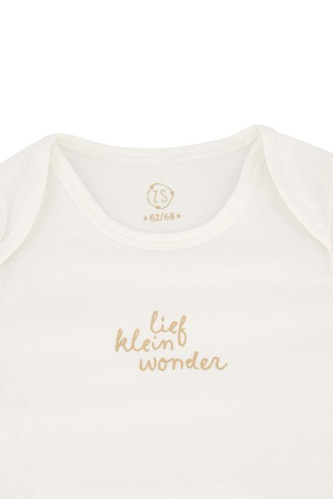 Zusss rompertje in geschenkdoosje lief klein wonder wit