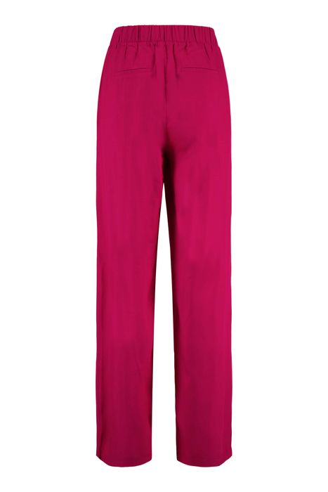 Zusss satijnen twill broek roze rood