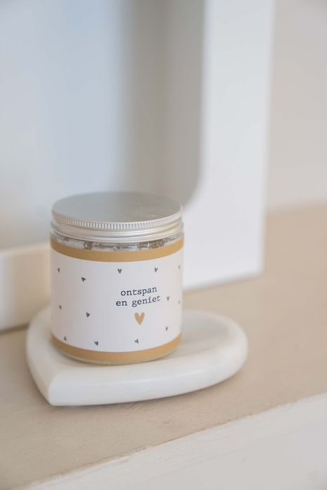 Zusss scrub 250gram ontspan en geniet antracietgrijs/off white