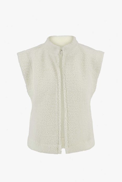 Zusss teddy gilet creme