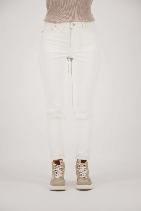 Zusss trendy mom jeans off white